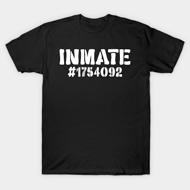 Inmate #1754092 T-Shirt by Emma